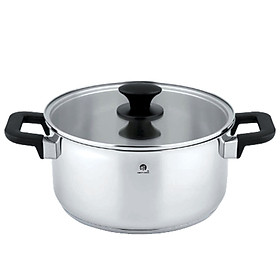 Mua Nồi inox Happy Home Pro 304 thành cao nắp kính S18P  S20P  S24P  S28P - Hàng chính hãng