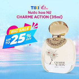 Nước hoa nữ lưu hương lâu, Charme Action, ba tầng hương thanh mát, gợi cảm không thể chối từ, 35ml