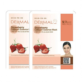 Mặt Nạ Dưỡng Da Tinh Chất Dâu Tây Dermal