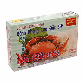 Bánh phồng tôm đặc biệt SaGiang hộp giấy 200g-3000588