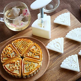 Mua Khuôn Trung Thu Lò Xo 50g 5 Mặt Tam Giác