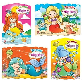 Bộ 4 cuốn Tô Màu Nàng Tiên Cá - Phan Thị