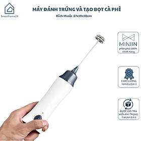 Mua Máy Đánh Sữa  Cà Phê  Trứng  Socola  Matcha Tạo Bọt Sử Dụng Dây Sạc Điện - HÀNG CHÍNH HÃNG MINIIN