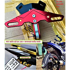 Mua Pát Gập Biển Số Cánh Dơi Cao Cấp – Siêu Chắc Chắn  ChOng Rung Cho Ex 150