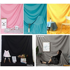 Mua PHÔNG VẢI ĐƠN SẮC ĐEN CHUYÊN DÙNG STUDIO 2.2x5m