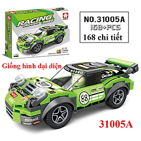 Bộ đô chơi xếp hình xe đua ô tô KAVY model 31003 và 31005C hơn 160 chi tiết sáng tạo độc đáo - 31005A