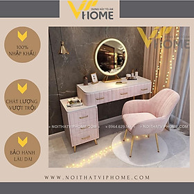 Mua Bàn trang điểm  bàn phấn kèm gương tích hợp đèn LED kèm nút cảm ứng thông minh và ngăn kéo để đồ tiện lợi BTD-00150
