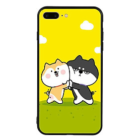 Ốp lưng viền TPU cho điện thoại Iphone 7 Plus/8 Plus - Couple 02