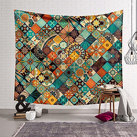 Thảm Treo Tường In Họa Tiết Mandala Bohemian Phong Cách Bắc Âu Trang Trí Nhà Cửa