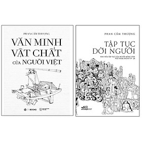 Combo Tập tục đời người - Văn minh vật chất của người Việt