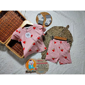 BỘ THUN LẠNH HOA QUẢ MỀM MÁT MINKY MOM