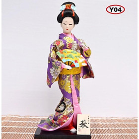 Mua Búp bê Geisha cao 30cm mặc trang phục truyền thống Nhật Bản - mẫu Y04 (ảnh thực tế)