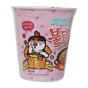 Mì Cay Ly Samyang Vị Sốt Kem Carbonara 80G