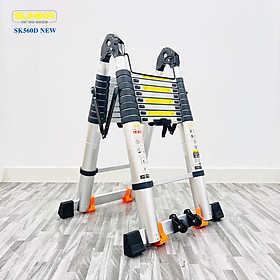 Mua Thang nhôm rút chữ A Sumika SK560D NEW - Chữ A cao 2.8m  chữ I cao 5.6m  tải trọng 300kg