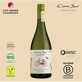 RƯỢU VANG TRẮNG CHILE ORGANIC SAUVIGNON BLANC VEGAN