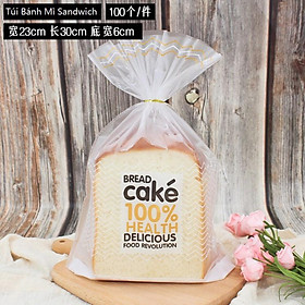 Mua Túi đựng Bánh Mì Hoa Cúc  Sandwich  Cake 100% – Set 100 Túi 23*30cm