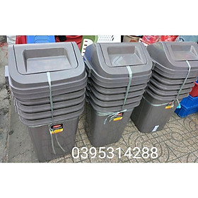 Mua Thùng rác nắp lật size đại ( nhựa tân lập thành)