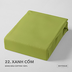 Ga giường bo chun Cotton Organic Envogue Home 1m4x2m - 1 chiếc