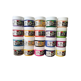Màu vẽ acrylic 3d hộp 100ml