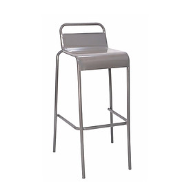 Mua Ghế quầy bar lưng thấp sắt sơn tĩnh điện CB2148-T có thể để ngoài trời như ban công sân thượng sân vườn Nội thất CAPTA HCM