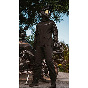 Bộ áo mưa cao cấp MOTOWOLF MDL0403 - kèm bọc giày - Màu đen