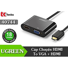 Mua Cáp Chuyển Đổi HDMI To VGA&HDMI Ugreen 40744 - Hàng chính hãng