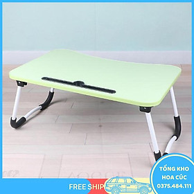 Mua Bàn Học Gấp Gọn Thông Minh Có Khe Cắm Ipad  - Xanh Lá - Vận Chuyển Miễn Phí Toàn Quốc