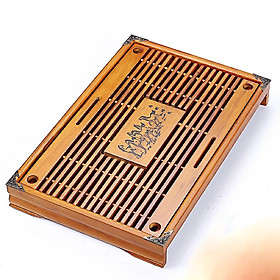 Mua KHAY TRÀ GỖ MÃ ĐÁO THÀNH CÔNG TẶNG KHĂN TRÀ TRE