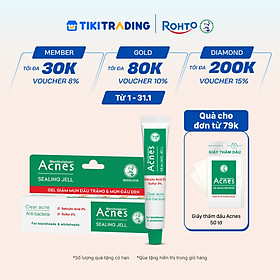 Gel chấm mụn đầu trắng và đầu đen Acnes Sealing Jell 18g