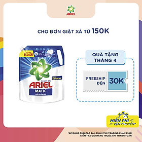 Nước Giặt Ariel Khử Mùi Ẩm Mốc Túi 3.2kg