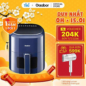 Mua Nồi chiên không dầu cảm ứng cửa kính GAABOR GA-E5D01 dung tích 5 lít công suất 1200W quan sát thức ăn - Hàng chính hãng