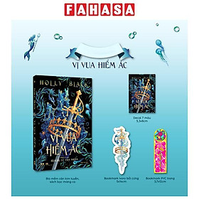 Sách - Vị Vua Hiểm Ác - Tặng Kèm Bookmark Ivory Bồi Cứng + Bookmark PVC Trong + Decal 7 Màu