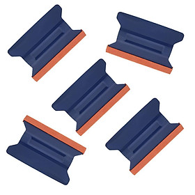 5x Vinyl Squeegee w/Suede Felt Edge Auto Film Decals Stickers Wrapping Tool