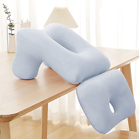 Hình ảnh Gối Kê Đọc Sách Làm Việc Trên Giường Bảo Vệ Cột Sống ERGONOMICS SOOTHING Công nghệ Nhật Bản