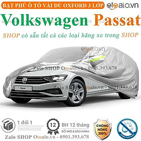 Bạt che phủ xe ô tô Volkswagen Passat 3 lớp cao cấp