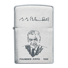 Bật Lửa Zippo 200fl Founders Lighter Brushed Chrome