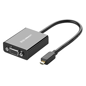 Mua Cáp chuyển đổi Micro HDMI sang VGA có Audio Dài 15CM Màu Đen Ugreen GK40269MM111 Hàng chính hãng