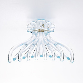 Kẹp càng cua size to 8 răng trong suốt kiểu Hàn Quốc KAH147