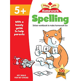 Hình ảnh sách Help With Homework: 5+ Spelling - Làm bài tập: Đánh vần cho trẻ từ 5 tuổi