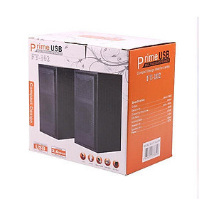 Mua Loa vi tính 2.0 Vỏ gỗ FT-102  nguồn USB - jack 3.5mm