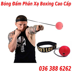 BOXING MAGIC BALL Bóng tập đấm phản xạ Boxing với dây buộc đầu