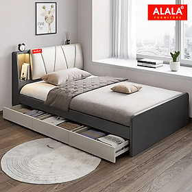 Giường ngủ ALALA1036 gỗ HMR chống nước - www.ALALA.VN - 0939.622220