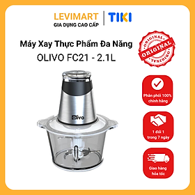 Mua  Hàng chính hãng  Máy Xay Thực Phẩm Đa Năng OLIVO FC21 - Dung Tích 2.1L - Công Suất 500W