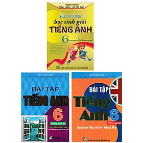 Hình ảnh SÁCH- bài tập tiếng anh 6 + bồi dưỡng học sinh giỏi tiếng anh lớp 6 - biên soạn theo chương trình mới (bộ 3 cuốn)