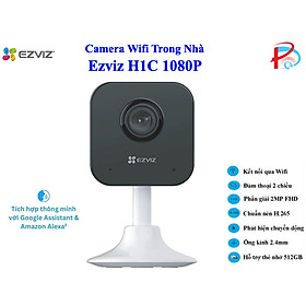 [[MẪU NÂNG CẤP] Camera Wi-fi EZVIZ H1C/C1HC Trong Nhà, FHD 1080P, Góc Rộng Cố Định, Đàm Thoại Hai Chiều, Nén Video H265 - Hàng Chính Hãng