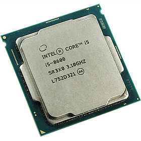 Mua Bộ Vi Xử Lý CPU Intel Core I5-8600 (3.10GHz  9M  6 Cores 6 Threads  Socket LGA1151-V2  Thế hệ 8) Tray chưa Fan - Hàng Chính Hãng