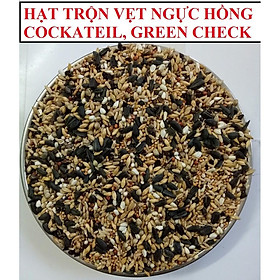 1kg HẠT TRỘN ĐẦY ĐỦ CHẤT DINH DƯỠNG CHO VẸT COCKATIEL, NGỰC HỒNG, GREEN CHECK...