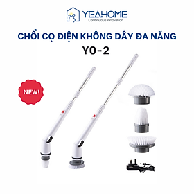 Mua Máy cọ rửa đa năng với 3 đầy chải đánh mọi vết bẩn nhà tắm  nhà bếp  các vết bẩn khó chùi rửa- Y0-2