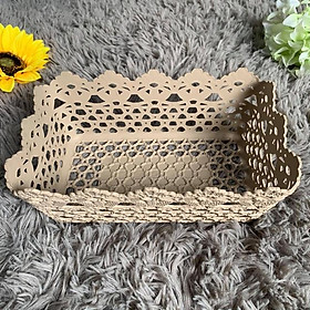 Mua Rổ nhựa giả đan len holong