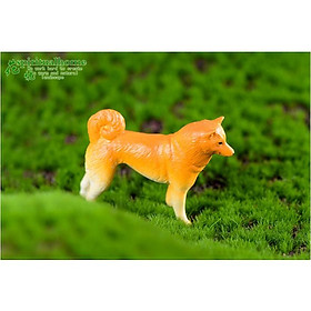 Mua KHO-HN * Mô hình chó Shiba Inu truyền thống Nhật Bản trang trí tiểu cảnh  móc chìa khóa  DIY